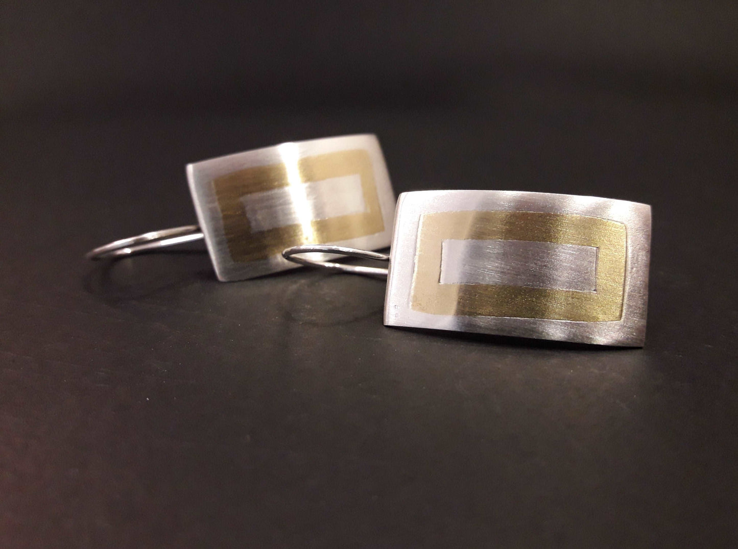 Married metals earrings brass