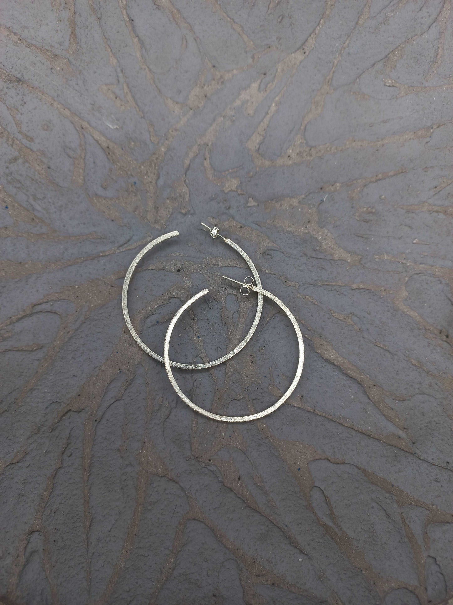 Stardust large hoops