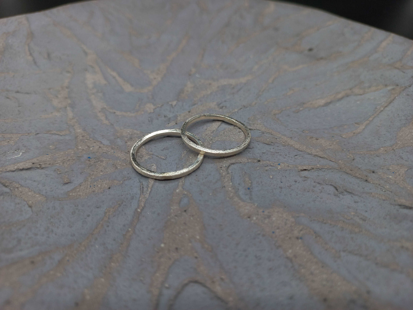 Stardust silver ring