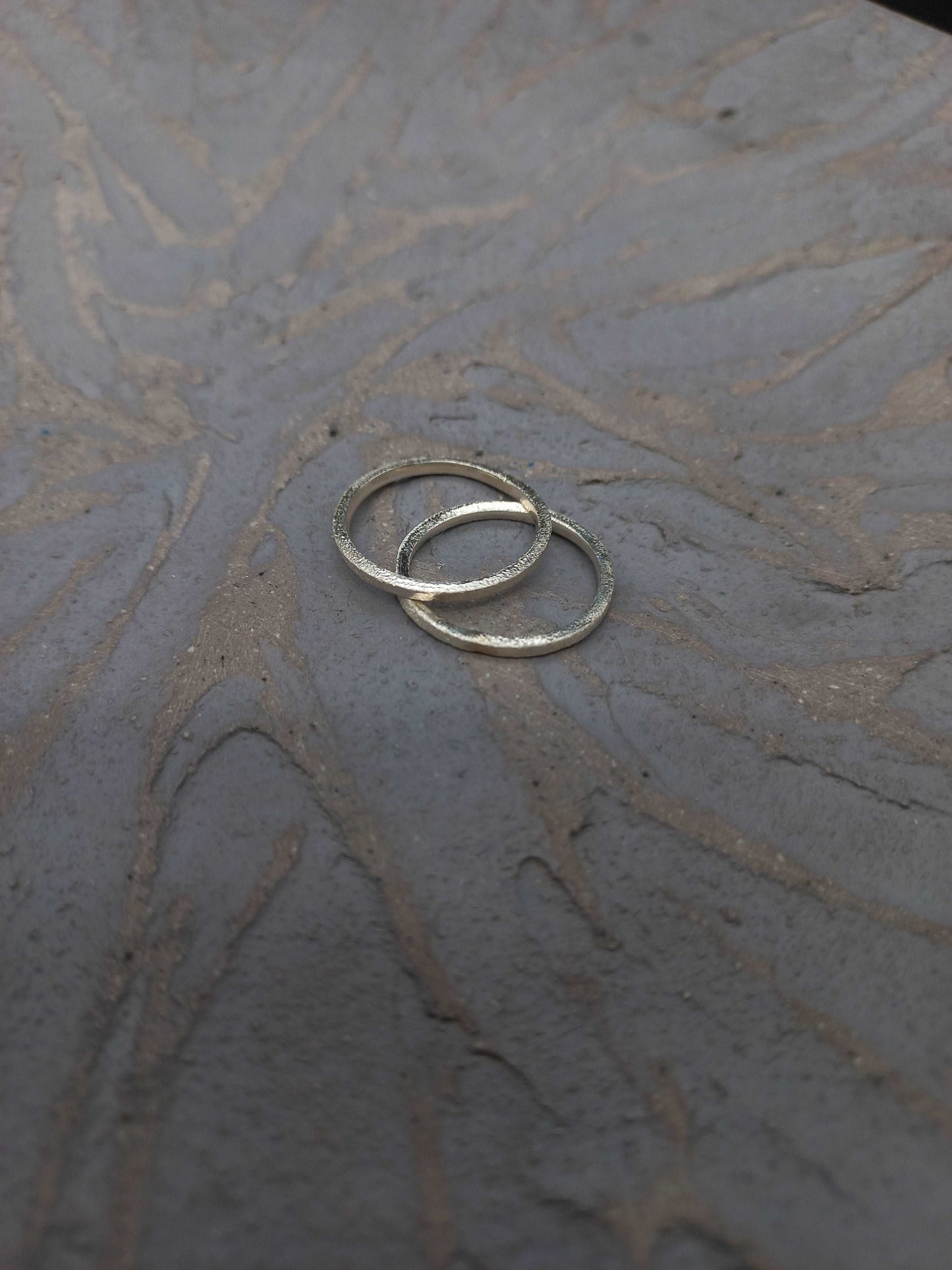 Stardust silver ring