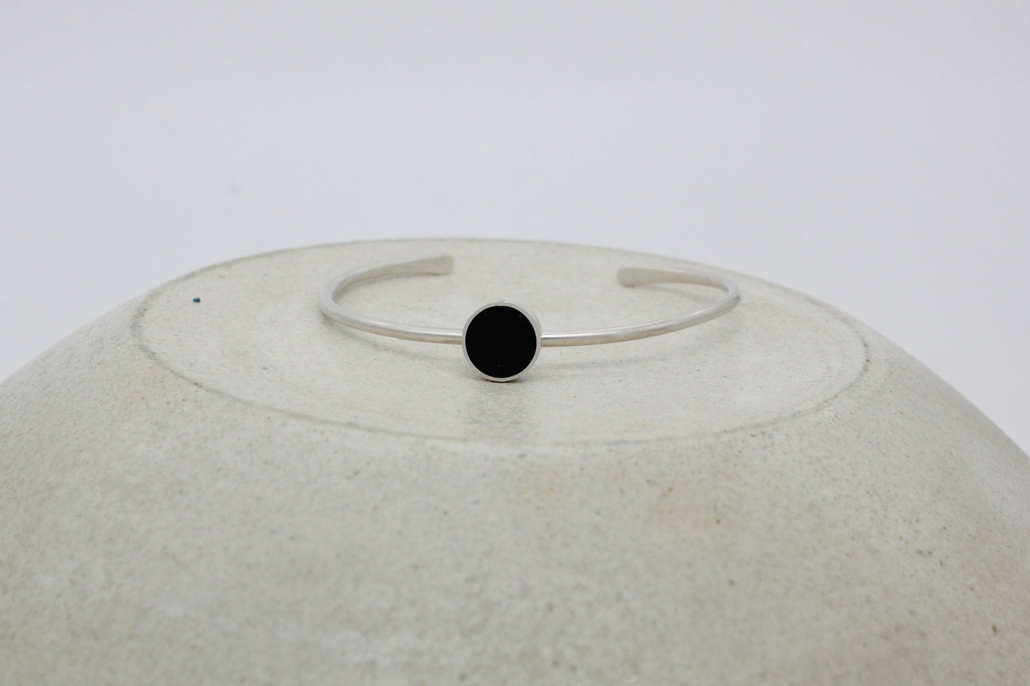 Black round shape bracelet