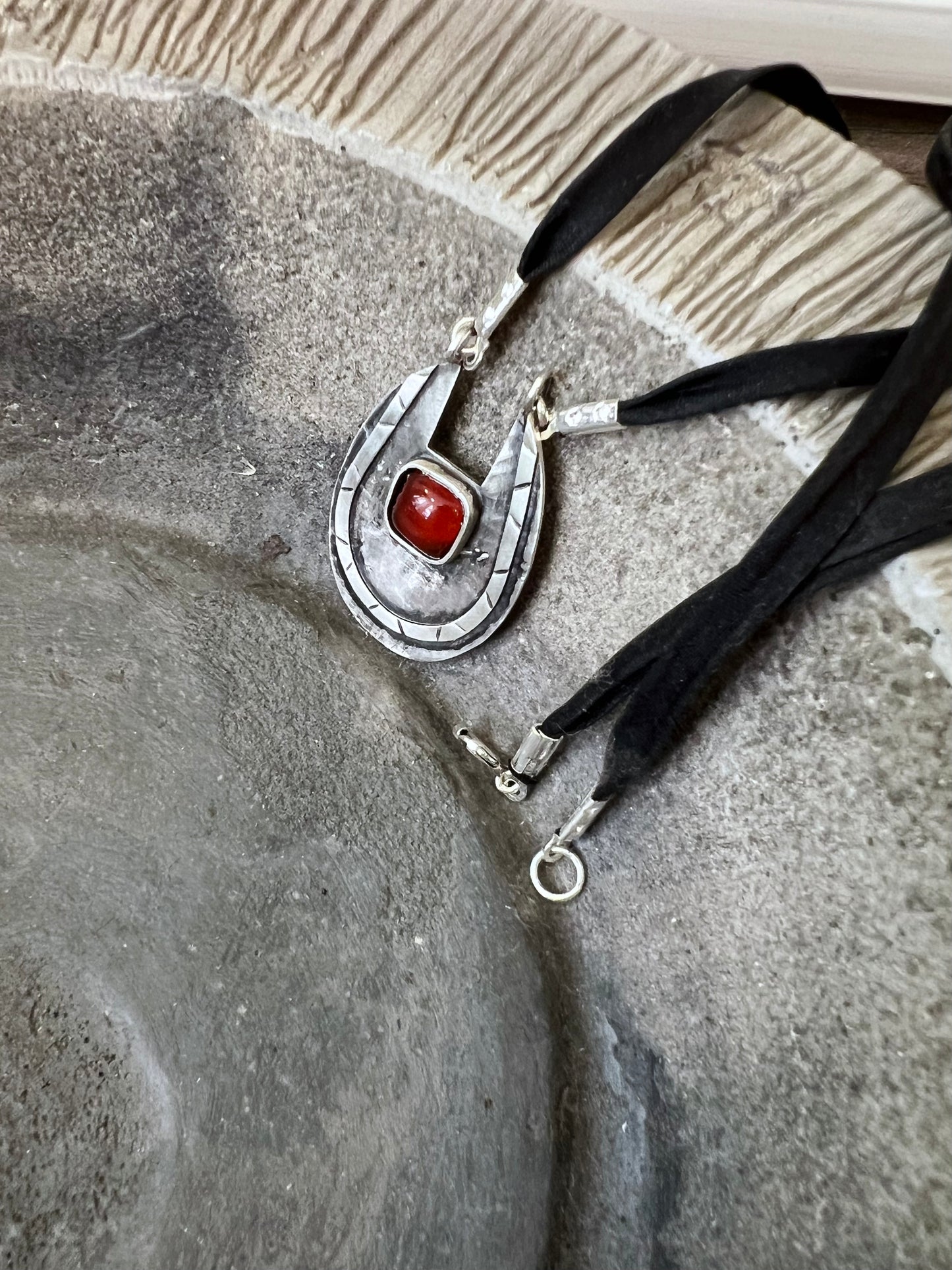 Κολιέ από πέτρα Carnelian