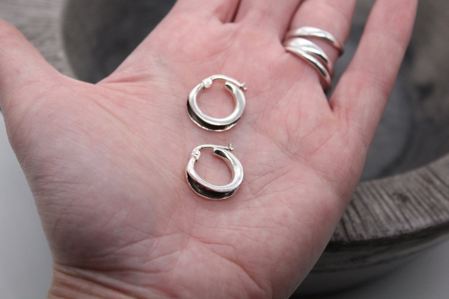 Mini half moon hoops