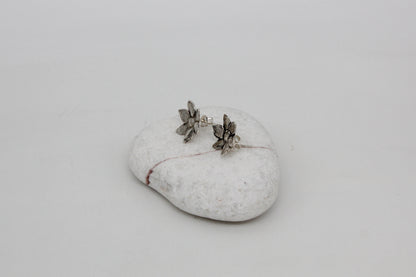Handmade sterling silver flowers