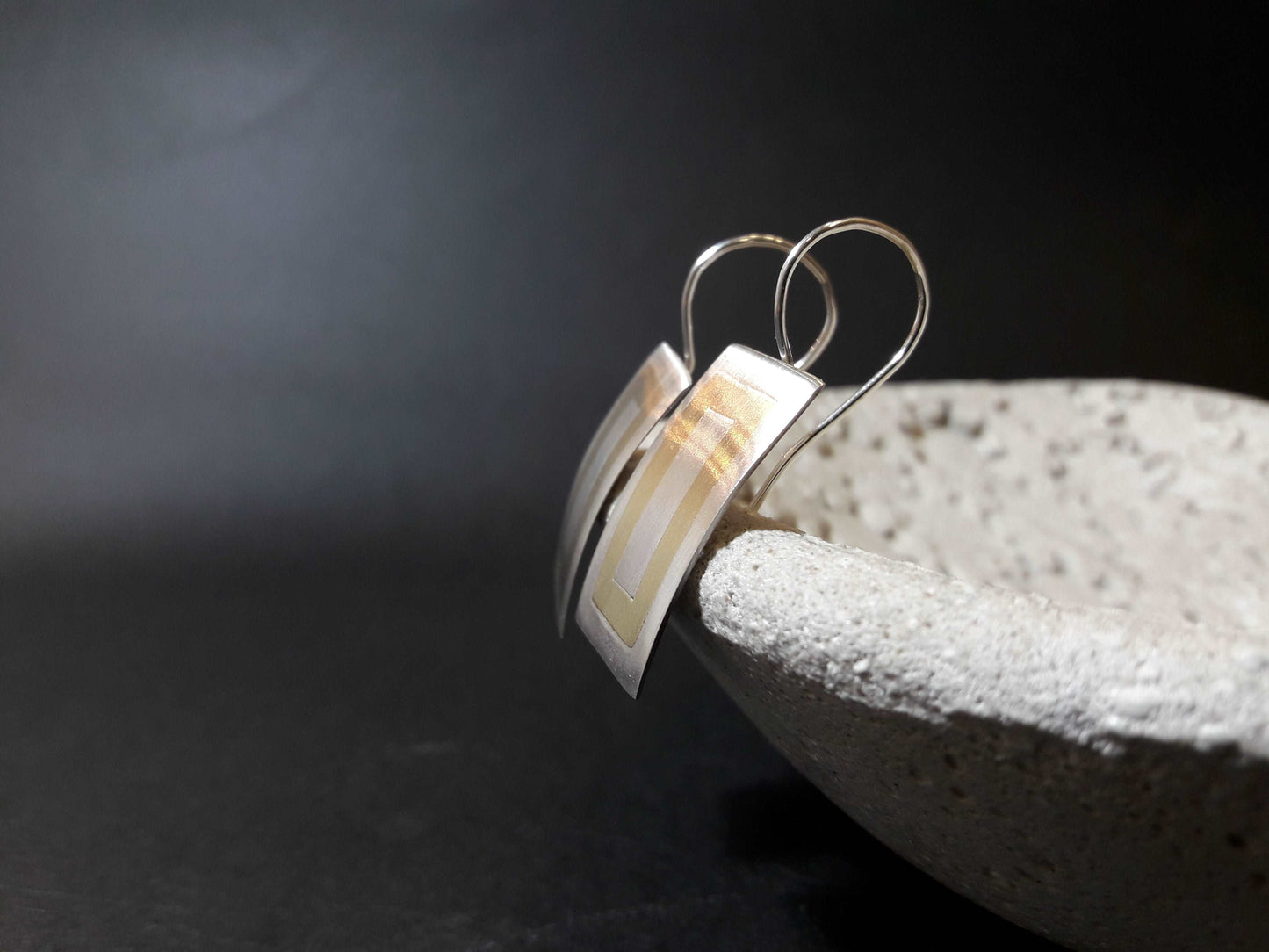 Married metals earrings brass