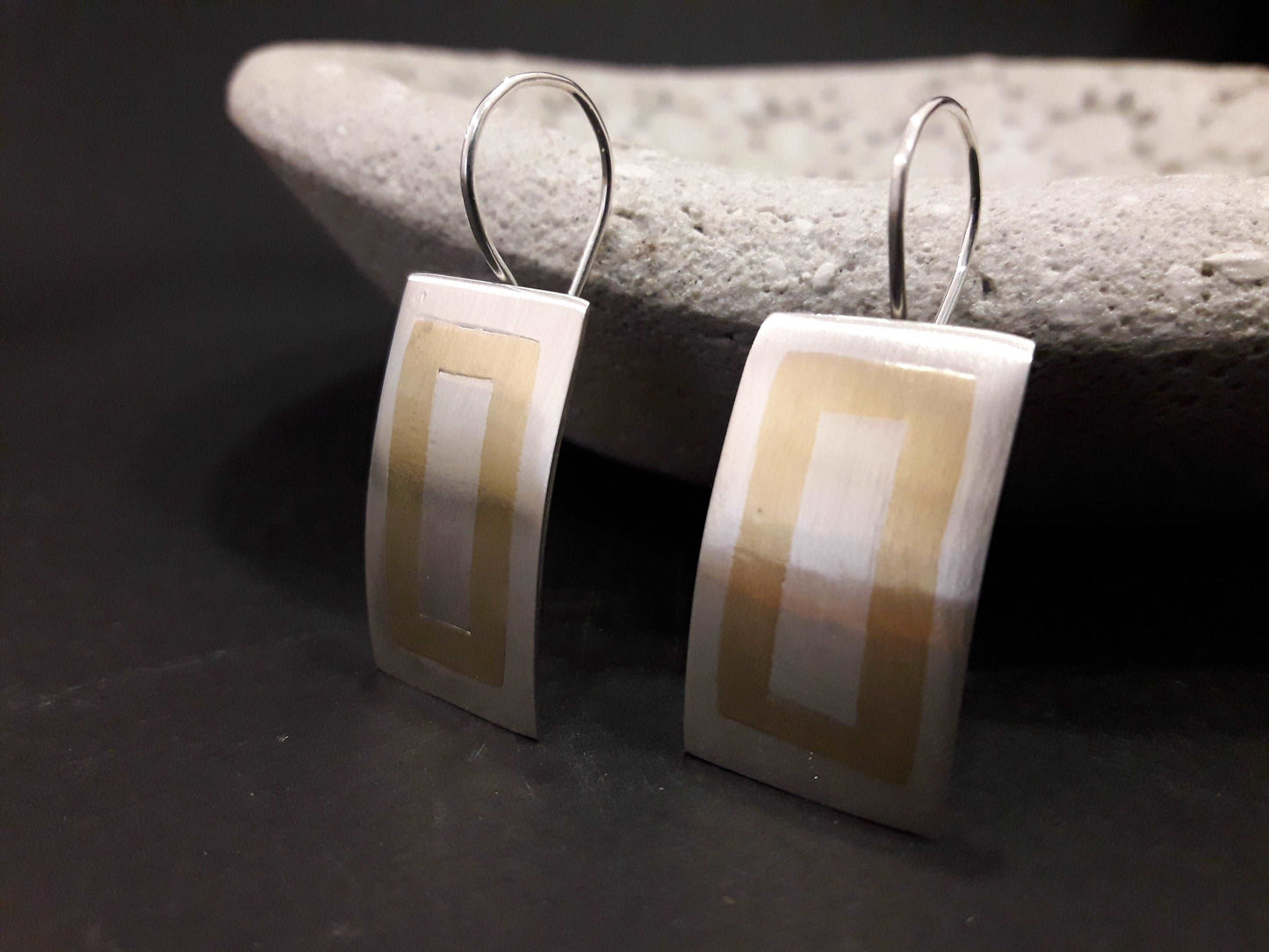 Married metals earrings brass