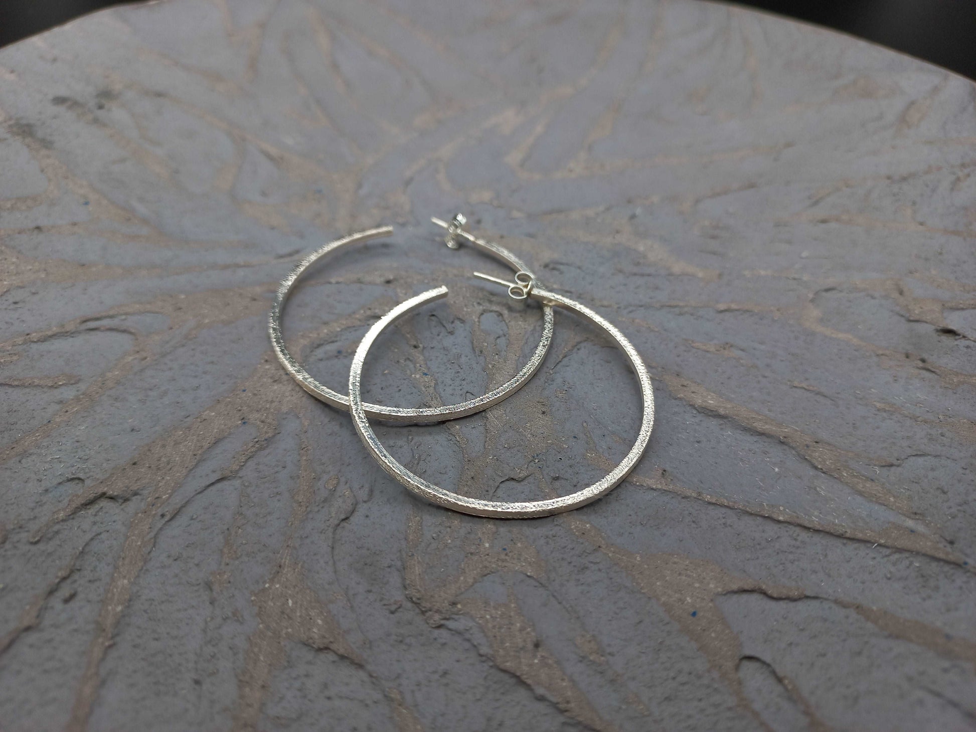 Stardust large hoops