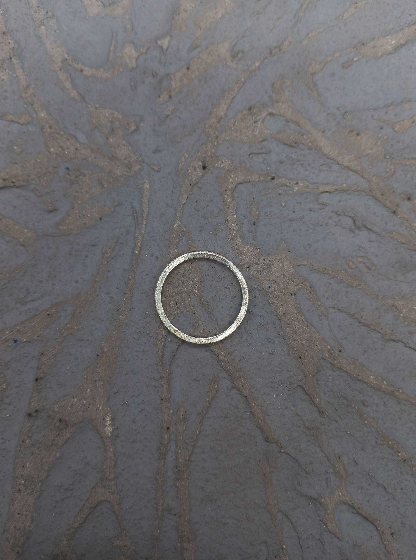 Stardust silver ring