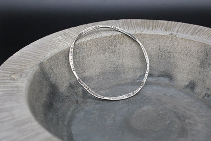 Hammered bangles