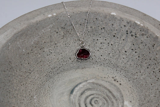 Natural tourmaline necklace
