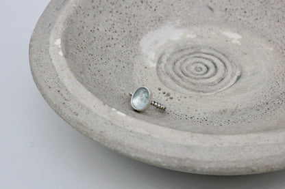 One of a kind aqua marine ring