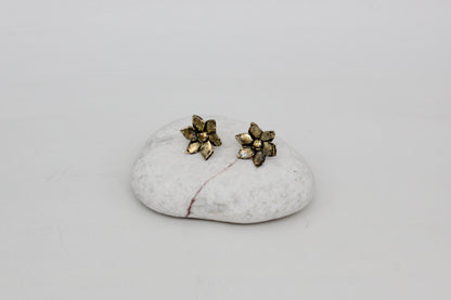 Handmade sterling silver flowers