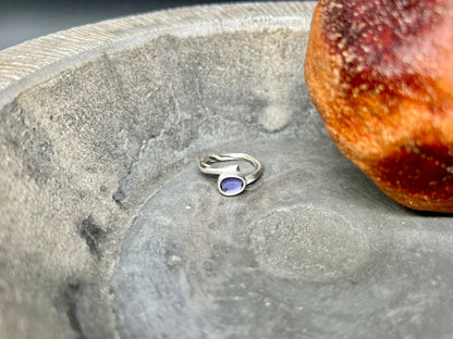 One of a kind iolite ring