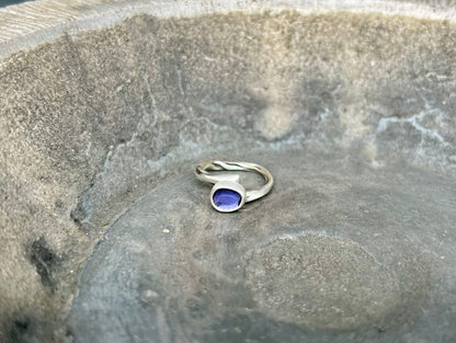 One of a kind iolite ring