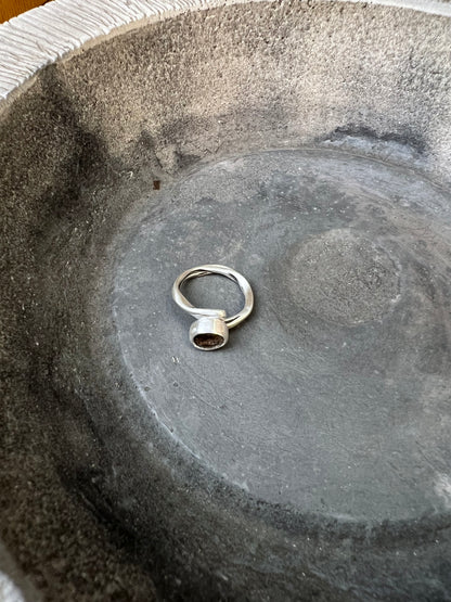 One of a kind smoky quartz ring