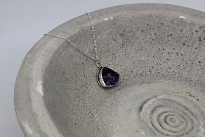 Natural amethyst pendant