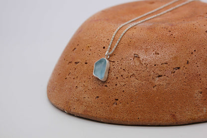One of a kind raw topaz necklace