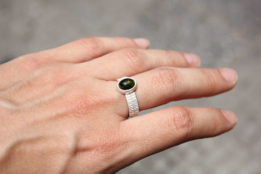 One of a kind tourmaline ring