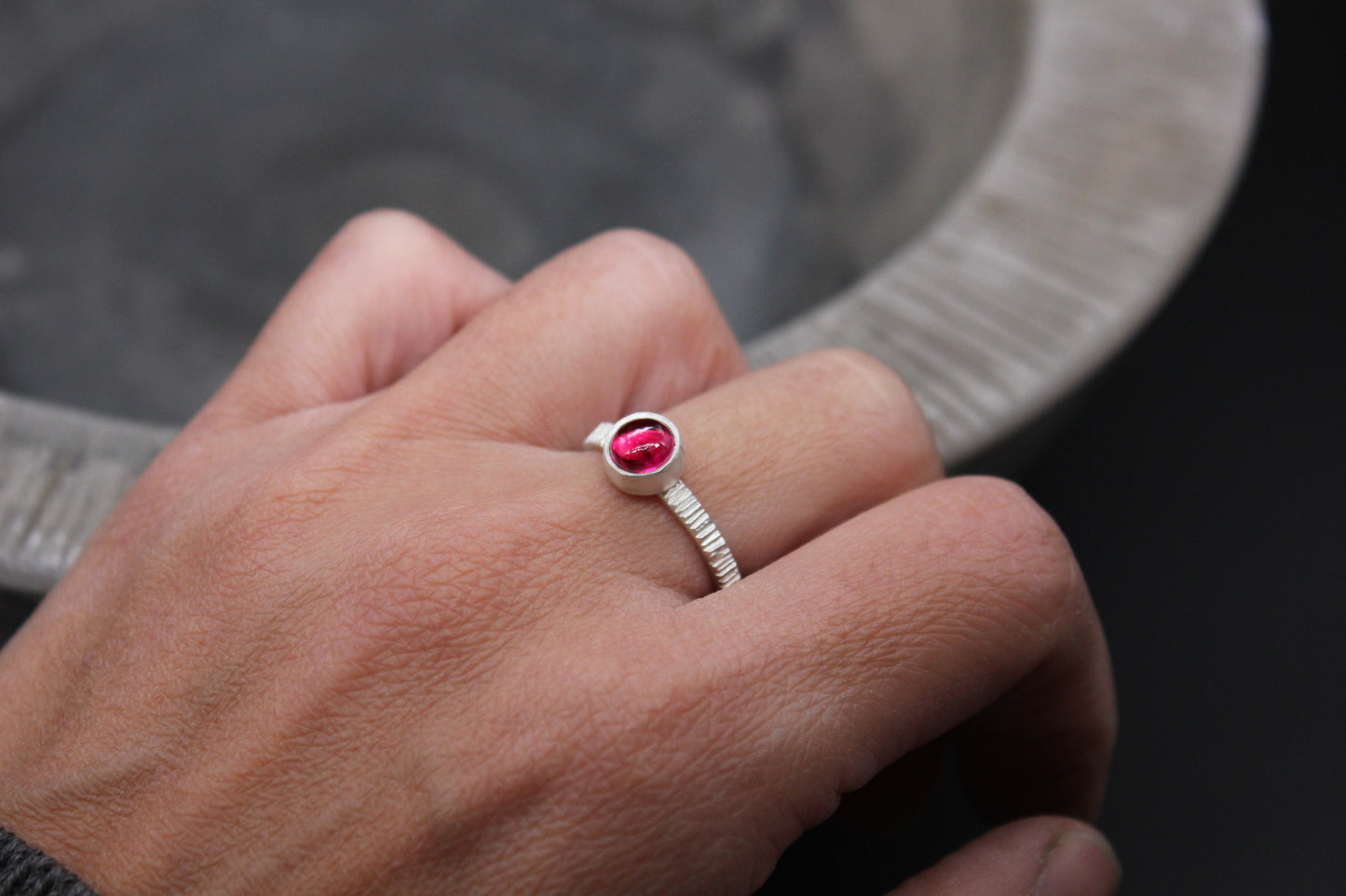 One of a kind ruby ring