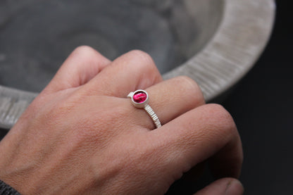 One of a kind ruby ring