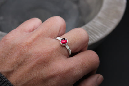 One of a kind ruby ring