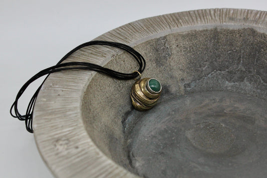 Nest brass pendant